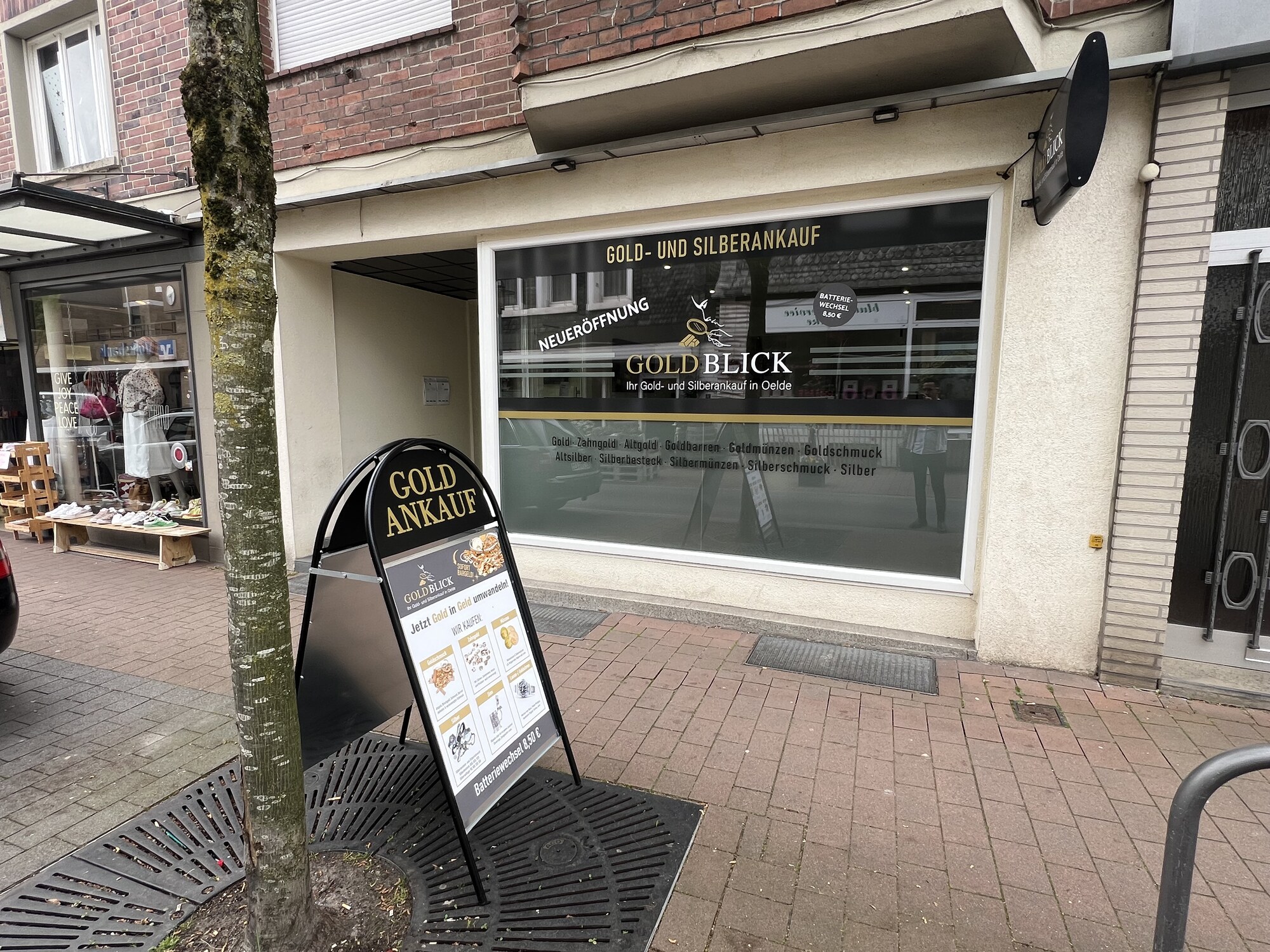 Goldblick Ladengeschäft in Oelde